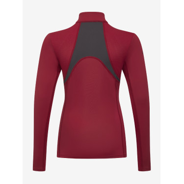 Roupa interior de malha Mia LeMieux Young Rider de mangas compridas Brasa Bordô Roupa interior de malha Mia LeMieux Young Rider de mangas compridas Brasa Bordô