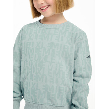 Suéter Mini LeMieux Casey Crew Geleira Suéter Mini LeMieux Casey Crew Geleira