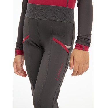Calça de equitação Mini LeMieux Cinza Bord&amp;ocirc;