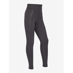 Legging LeMieux Orla Jovem Cavaleiro Cinza Bord&amp;ocirc;