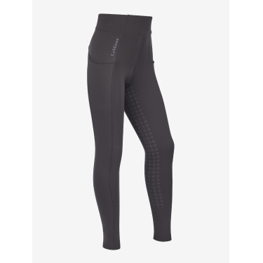 Legging LeMieux Orla Jovem Cavaleiro Cinza Bord&amp;ocirc;