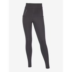 Legging LeMieux Orla Jovem Cavaleiro Cinza Bord&amp;ocirc;
