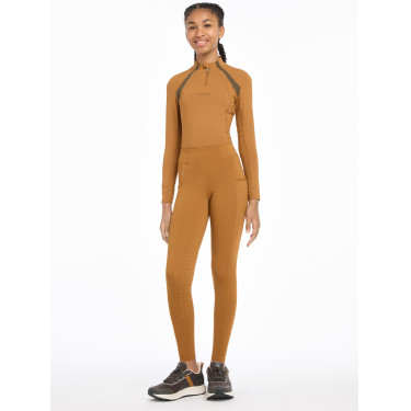 Legging LeMieux Orla Jovem Cavaleiro Gengibre Castanho Legging LeMieux Orla Jovem Cavaleiro Gengibre Castanho