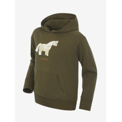 Camisola com capuz Mini LeMieux Romi Alpino Castanho Camisola com capuz Mini LeMieux Romi Alpino Castanho