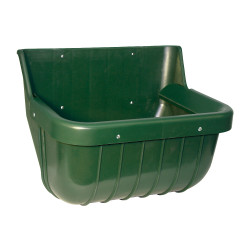 Comedouro plast. retangular 15l verde Comedouro plast. retangular 15l verde