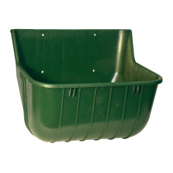Comedouro plast. retangular 15l verde Comedouro plast. retangular 15l verde