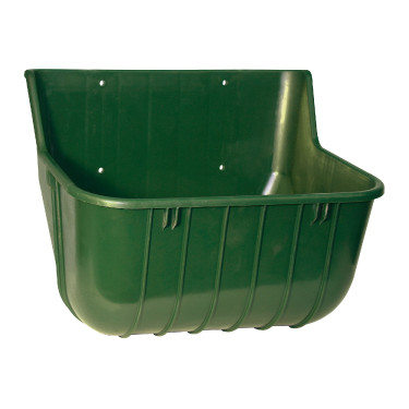 Comedouro plast. retangular 15l verde Comedouro plast. retangular 15l verde