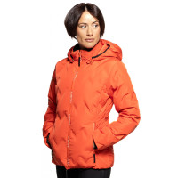 Casaco acolchoado feminino Flags & Cup impermeável Napasoq Laranja Casaco acolchoado feminino Flags & Cup impermeável Napasoq Laranja