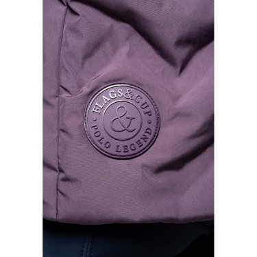 Casaco acolchoado feminino Flags & Cup impermeável Napasoq Ameixa Violeta Casaco acolchoado feminino Flags & Cup impermeável Napasoq Ameixa Violeta
