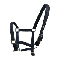 Conjunto de cabeçada e rédea Flags & Cup Atamik Preto Conjunto de cabeçada e rédea Flags & Cup Atamik Preto