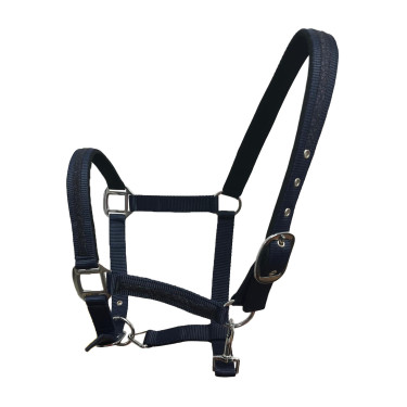 Conjunto de cabeçada e rédea Flags & Cup Atamik Preto