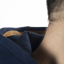 Suéter com zíper Flags & Cup masculino Perico Marinho Azul-marinho