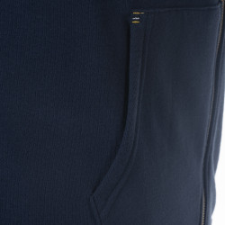 Suéter com zíper Flags & Cup masculino Perico Marinho Azul-marinho