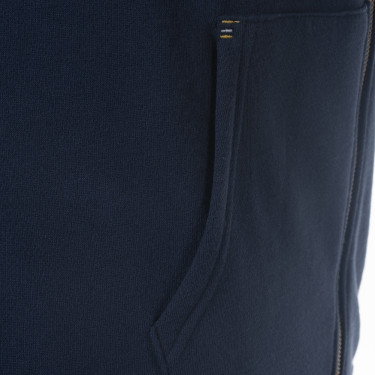 Suéter com zíper Flags & Cup masculino Perico Marinho Azul-marinho