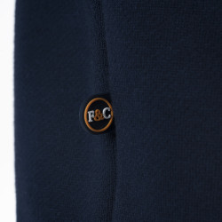 Suéter com zíper Flags & Cup masculino Perico Marinho Azul-marinho