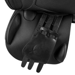 Sela polivalente Bernini com painéis de látex Acavallo Preto Sela polivalente Bernini com painéis de látex Acavallo Preto