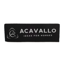 Protetor de queixo e nariz em neoprene Acavallo Preto Protetor de queixo e nariz em neoprene Acavallo Preto