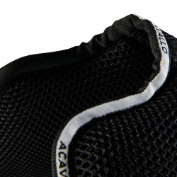 Amortecedor MF DS SW-3DS com espaçador 3D plano Acavallo Preto Amortecedor MF DS SW-3DS com espaçador 3D plano Acavallo Preto