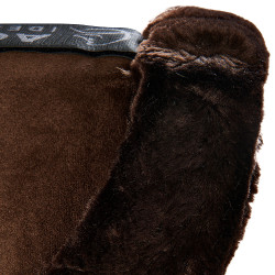 Amortecedor Piuma-FS WFS-FS com bolsas em camurça e elevador frontal Acavallo Castanho / castanho Amortecedor Piuma-FS WFS-FS com bolsas em camurça e elevador frontal Acavallo Castanho / castanho