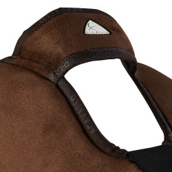 Amortecedor Piuma-FS WFS-FS com bolsas em camurça e elevador frontal Acavallo Castanho / castanho Amortecedor Piuma-FS WFS-FS com bolsas em camurça e elevador frontal Acavallo Castanho / castanho