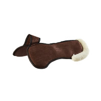 Amortecedor Piuma-FS WFS-FS com bolsas em camurça e elevador traseiro Acavallo Marrom / natural