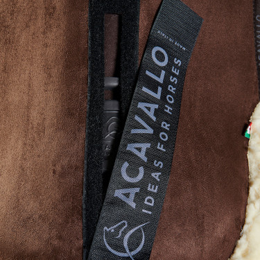 Amortecedor Piuma-FS WFS-FS com bolsas em camurça e elevador traseiro Acavallo Amortecedor Piuma-FS WFS-FS com bolsas em camurça e elevador traseiro Acavallo