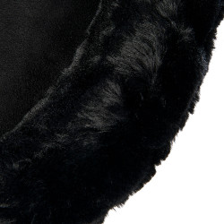 Amortecedor Piuma-FS WFS-FS com bolsos em camurça e elevador traseiro Acavallo Preto / preto