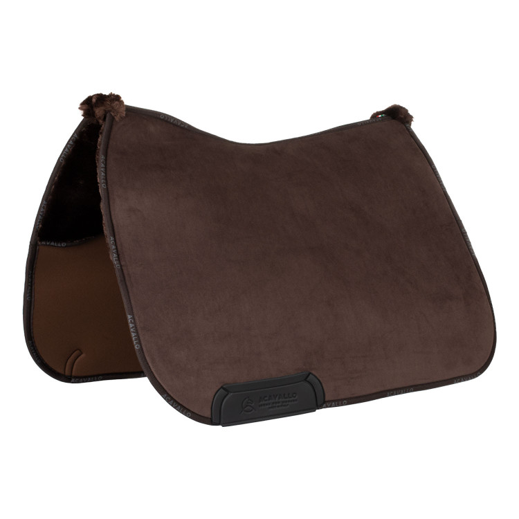 Sela DS CW-3DS louvre em forma com interior em pele de carneiro sintética Acavallo Sela DS CW-3DS louvre em forma com interior em pele de carneiro sintética Acavallo