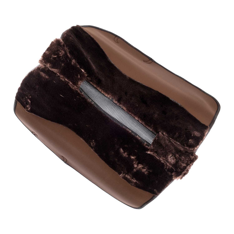 Sela DS CW-3DS louvre em forma com interior em pele de carneiro sintética Acavallo Sela DS CW-3DS louvre em forma com interior em pele de carneiro sintética Acavallo