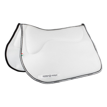 Almofada de sela JS CW-3DS em espuma de memória 3D spacer Acavallo Almofada de sela JS CW-3DS em espuma de memória 3D spacer Acavallo