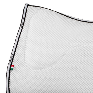 Almofada de sela JS CW-3DS em espuma de memória 3D spacer Acavallo Almofada de sela JS CW-3DS em espuma de memória 3D spacer Acavallo