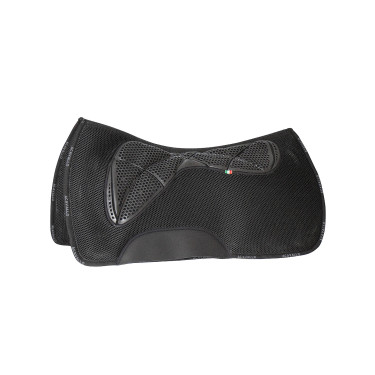 Almofada de sela WS CW-3DS em espuma de memória com grip em gel e espaçador 3D Acavallo Almofada de sela WS CW-3DS em espuma de memória com grip em gel e espaçador 3D Acavallo