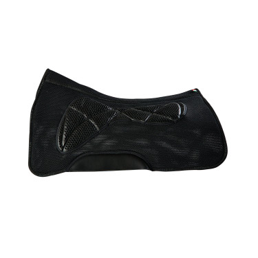 Almofada de sela WS CW-3DS em espuma de memória com grip em gel e espaçador 3D Acavallo Almofada de sela WS CW-3DS em espuma de memória com grip em gel e espaçador 3D Acavallo