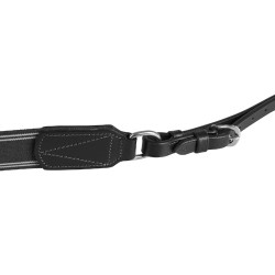 Peitoral simples com faixa elástica Acavallo Preto