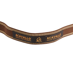 Peitoral simples com faixa elástica Acavallo Castanho escuro Peitoral simples com faixa elástica Acavallo Castanho escuro