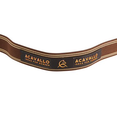 Peitoral simples com faixa elástica Acavallo Castanho escuro Peitoral simples com faixa elástica Acavallo Castanho escuro