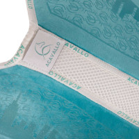 Sela especial JS CW-3DS louvre & bambu com grip de silicone Acavallo Azul céu