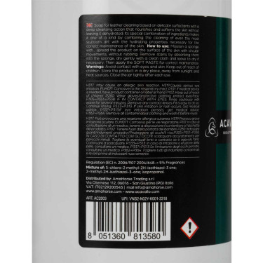 Sabão suave para limpeza de couro 500 ml Acavallo Sabão suave para limpeza de couro 500 ml Acavallo