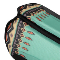 Sela de equitação TTech Barrel novo design Burioni Verde índigo Multicolor