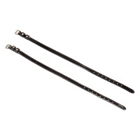 Tiras de esporas com cristais Equestro Preto Tiras de esporas com cristais Equestro Preto