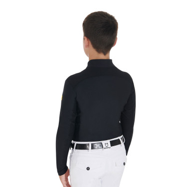 Roupa íntima básica para meninos em tecido técnico Equestro Preto