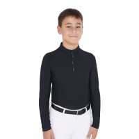 Roupa íntima básica para meninos em tecido técnico Equestro Preto