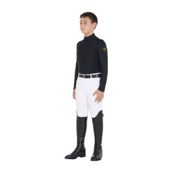 Roupa íntima básica para meninos em tecido técnico Equestro Preto