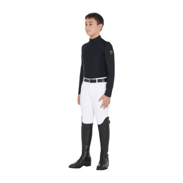 Roupa íntima básica para meninos em tecido técnico Equestro Preto