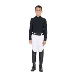 Roupa íntima básica para meninos em tecido técnico Equestro Preto