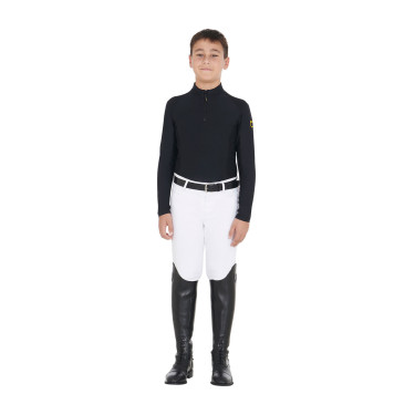 Roupa íntima básica para meninos em tecido técnico Equestro Preto