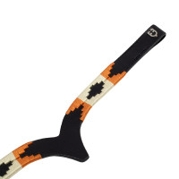 Frontal em couro com decoração navajo Equestro Preto