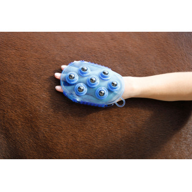 Escova de massagem magnética Azul royal Escova de massagem magnética Azul royal