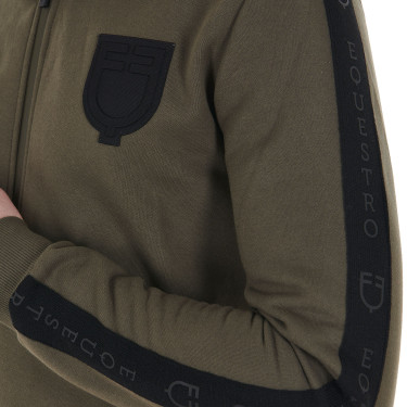 Moletom com capuz masculino com interior de lã Equestro Moletom com capuz masculino com interior de lã Equestro