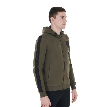 Moletom com capuz masculino com interior de lã Equestro Moletom com capuz masculino com interior de lã Equestro